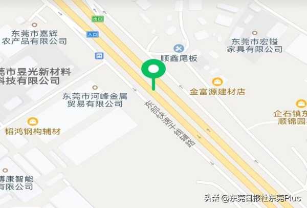 东莞东部快速企石段道路将于4月9日起围蔽施工