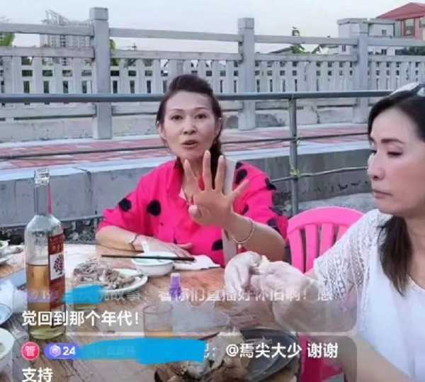 两位女港星同游东莞!不顾形象路边吃烧鸡