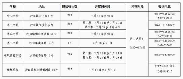 023东莞暑期托管服务上线!附报名攻略"