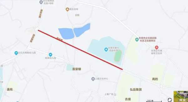 东莞市第七高级中学正大门路段实施临时交通管制