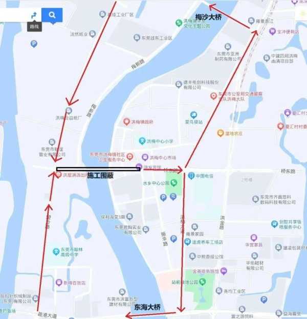 洪梅大桥什么时候建成的?封闭施工到2026年