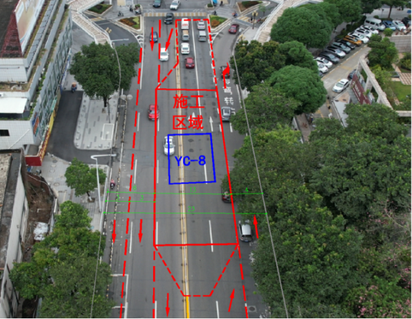 莞城八达路改造施工!预计工期8个月