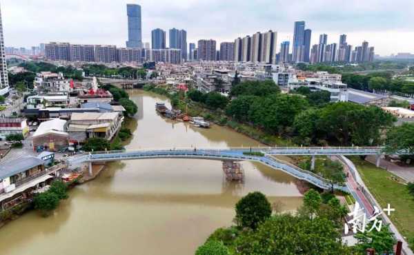 鳒鱼洲跨厚街水道慢行桥通行!东莞打卡好去处